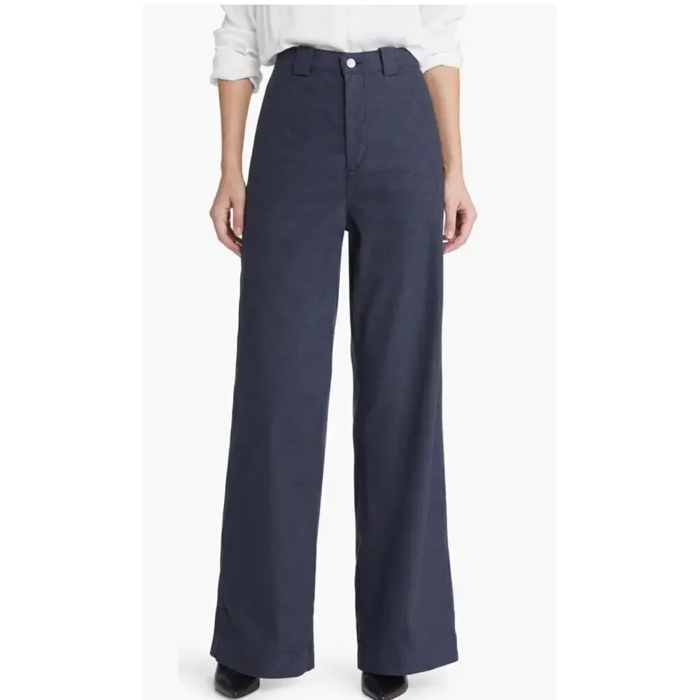 NWT AG jeans Anthropologie Highrise Ultra wide leg Tailored Deven pant  Size 32